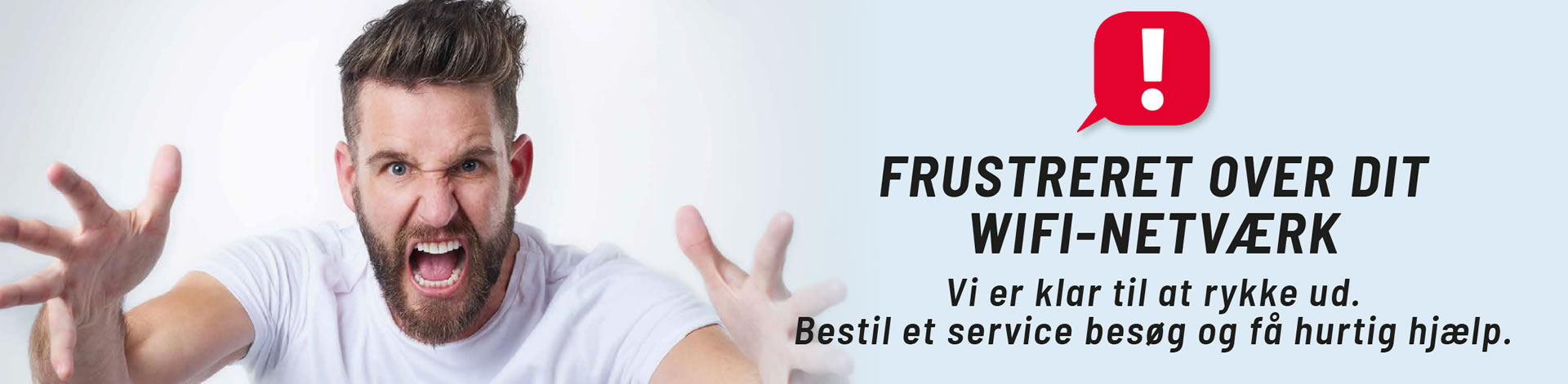 frustret mand