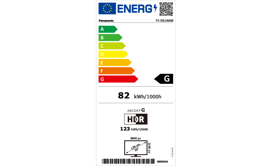 tx-55lx600e Energimrke