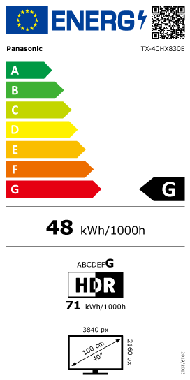 tx-40hx830e Energimrke