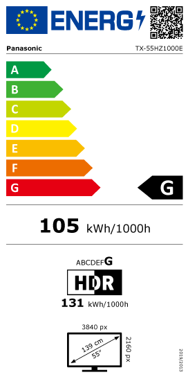 tx-55hz1000e Energimrke