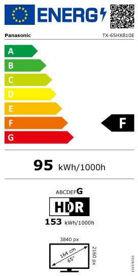 tx-65hx810e Energimrke