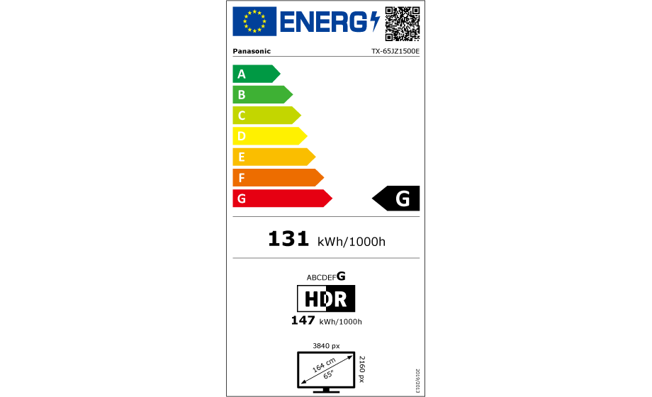 tx-65jz1500e Energimrke