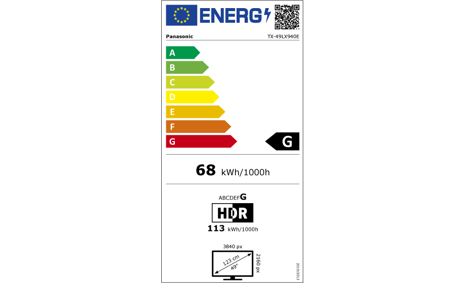 tx-49lx940e Energimrke