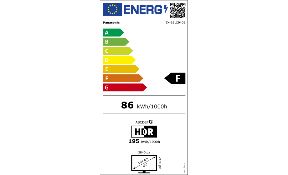 tx-65lx940e Energimrke