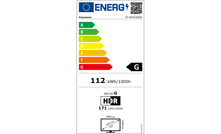 tx-65mz2000e Energimrke