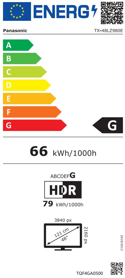 tx48lz980e Energimrke