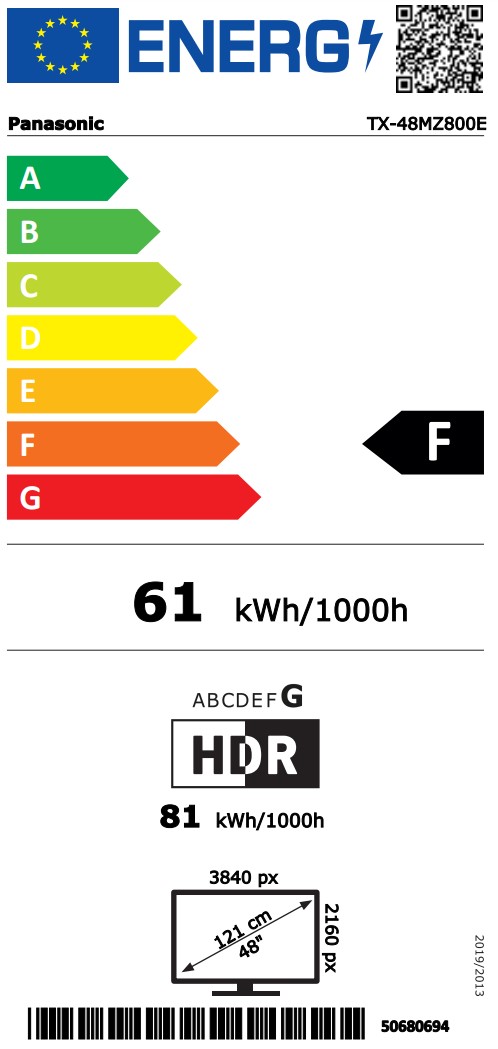tx-48mz800e Energimrke