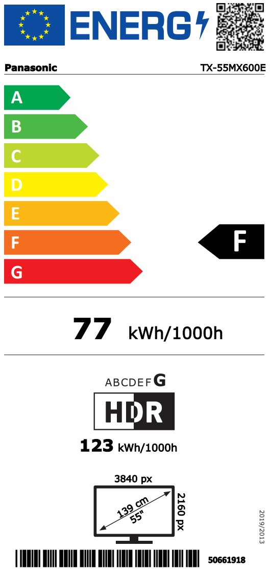 tx-55mx600e Energimrke