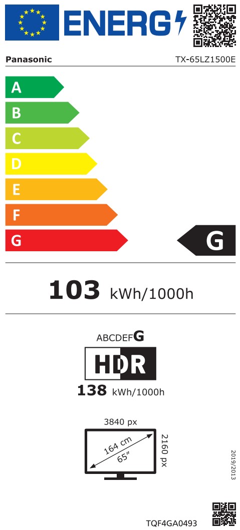 tx-65lz1500e Energimrke